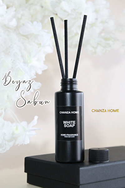 CHANZA HOME 100 Ml Beyaz Sabun Oda Kokusu Deneme Şişesinde Çubuklu Oda Kokusu...