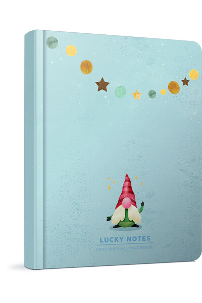 Gıpta Lucky Notes İplik Dikişli Sert Kapak Not Defteri 15X15Cm 120 Yaprak Çiz...