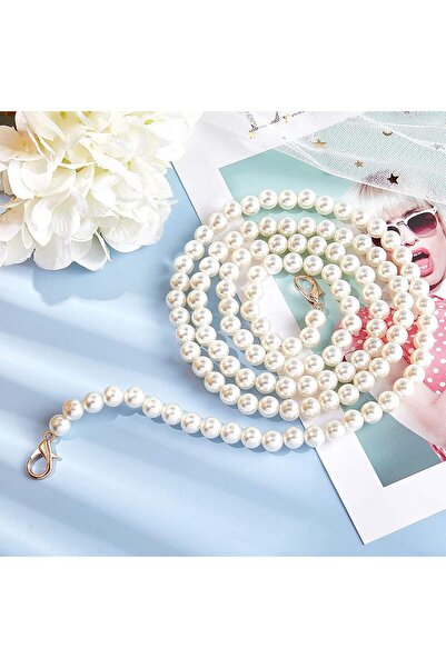 madam este İnci Çanta Sapı Zarif Uzun 120 Cm