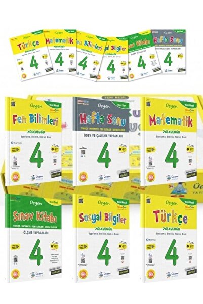 Üçgen Yayıncılık 4.SINIF – YENİ NESİL – İLKOKUL SETİ – Tam Set (Türkçe-Matema...