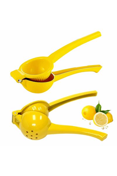 armazenar Practical Lemonator Cast Iron Lemon Citrus Juicer with Strainer