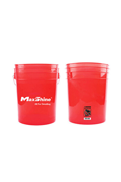 Max Shine Yıkama Kovası -detailing Bucket- 20lt - 1adet -transparan Kırmızı