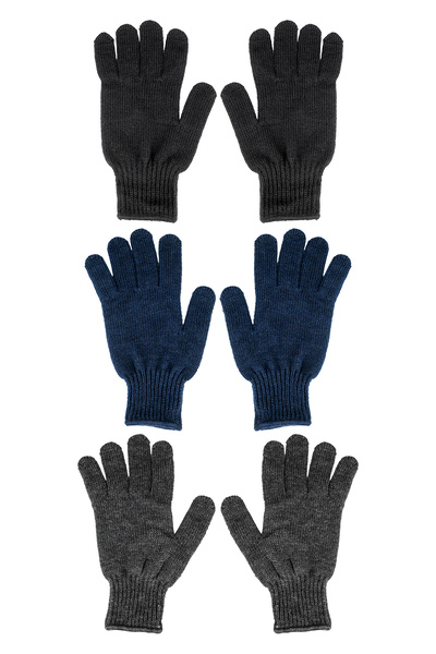 Line Smart Pachet de 3 mănuși de iarnă pentru bărbați