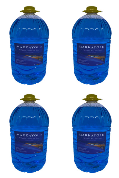 Markayolu 4 Adet 5 Litre Antifrizli 4 Mevsim Oto Cam Suyu Toplam 20 Litre