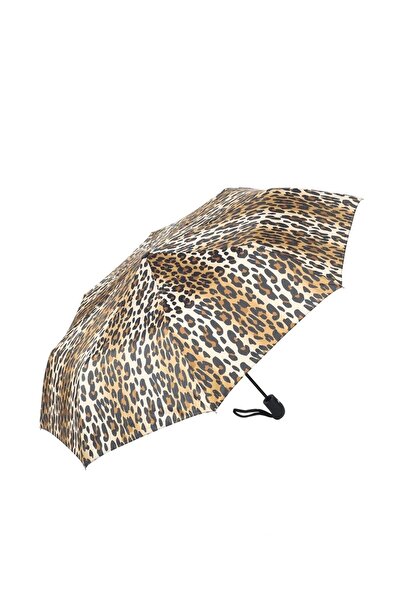 Bosile Leopar Otomatik Kadın Şemsiye