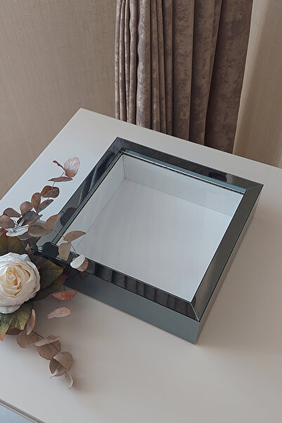 Verda Çerçeve 25x25 Cm Smoked Deep Memory Frame-6 Cm Depth Memory Frame Rose Box! Hkm Comerț