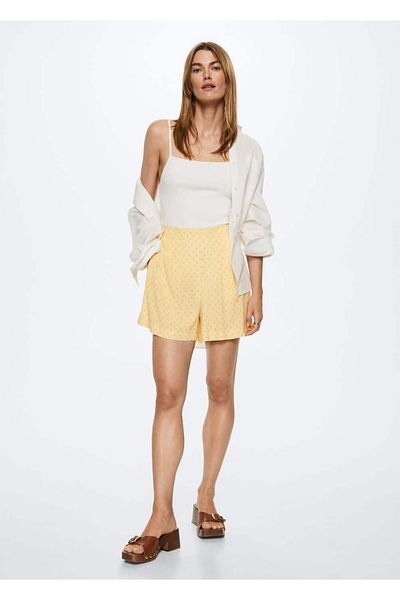MANGO Woman Pantaloni scurți cu model