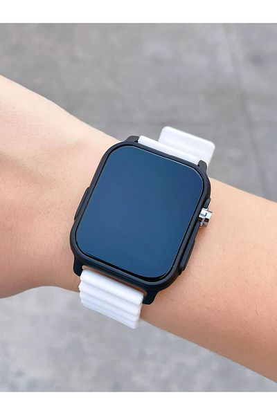 Bimodabu Unisex Silicone Cord Smart Watch Looking Children's Wristwatch (NOT SMART WATCH)
