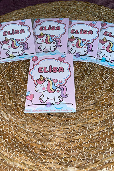 lilamtasarım Lilam Tasarım 18li Bebek Doğum Günü Hediyeliği Şans Bilekliği Hoşgeldin Bebek