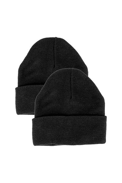 Line Smart 2-Piece Men's Folded Winter Beanie