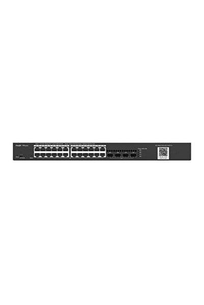 Universal Ruijie-reyee Rg-nbs3100-24gt4sfp-p 24xge-4xge/sfp Yönetilebilir 370w Poe Switch