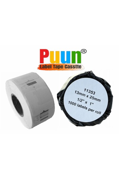 PUUN DYMO LW 11353 ETICHETĂ MULTI-UTILITATE ECHIVALENTĂ (1000 de etichete/pachet) (12 mm x 24 mm)