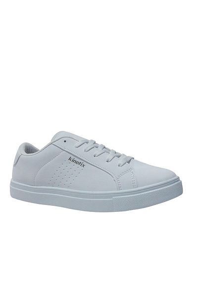 Kinetix White Gold Lace-Up Sneakers Sports Shoes