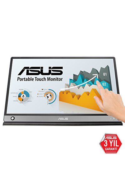 ASUS 15.6" ZenScreen MB16AMT Dokunmatik 5ms MicroHDMI Taşınabilir Full HD IPS Monitör