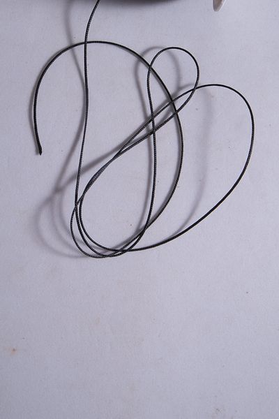 Eskişehir hobi sanat 0.8 Mm 50 Meters Black Color Parachute Floss Macrame Bracelet Necklace Jewelry Design Floss
