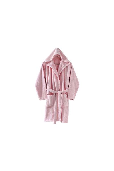 Menderes Home Pink Cotton Collection Bukle - Xlarge μπουρνούζι με κουκούλα