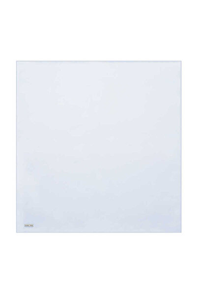 Bursa İpek Ανοιχτό μπλε μονόχρωμο μεταξωτό μαντήλι Sura