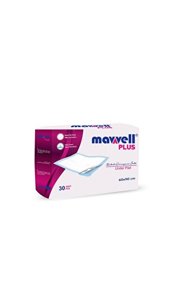 Mavvell بلس غطاء حماية للسرير بفتحة سفلية للمريض 60*90 سم (قطعة داخلية 30 قطعة)
