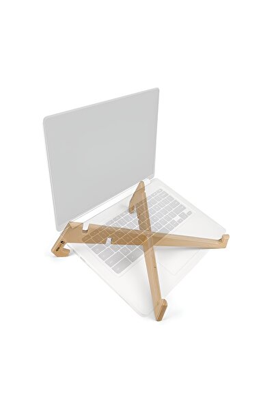 Elfora Taşınabilir Ahşap Notebook Laptop Standı Demonte Edilebilir 2 Parça Ef...
