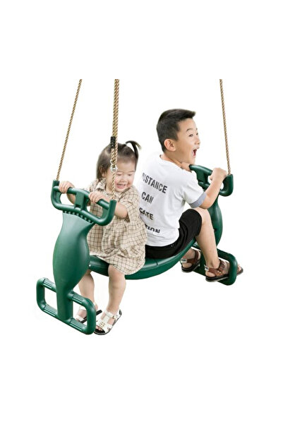 PARKSAN Ikili Süvari Plastik Bahçe Salıncak Oturağı Halatlı Park Salıncak Oturağı Modelleri