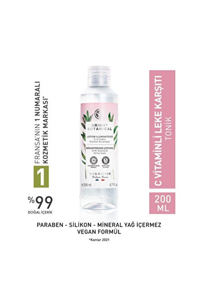 Yves Rocher Tonik - Leke ve Kırışık Karşıtı Bitkisel Kompleks Bakım / Bright ...