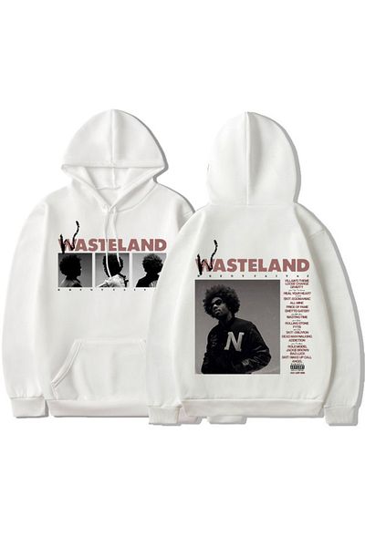 Benisengiydir White Wasteland Printed Oversize Unisex Sweatshirt