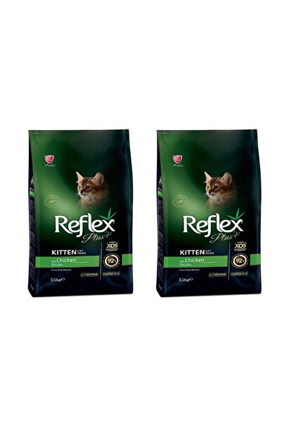 Reflex Plus Kitten Tavuklu Yavru Kedi Maması 1.5 Kg 2 Adet