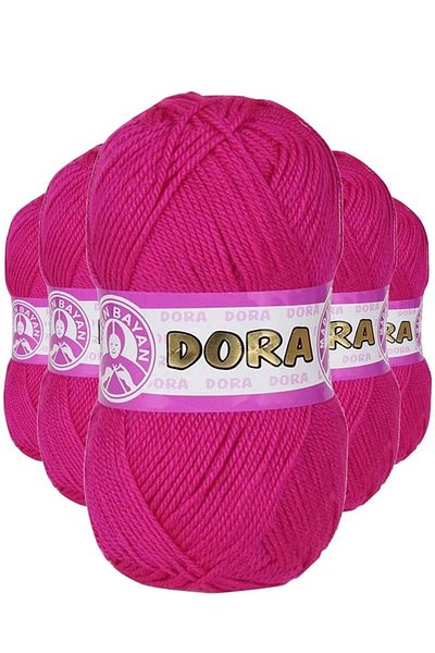 Ören Bayan Pack of 5 Knitted Dora Knit Lanyard Fuchsia - 045