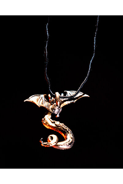 TuransoyCraft Game of Thrones Drogon Boyalı Kolye