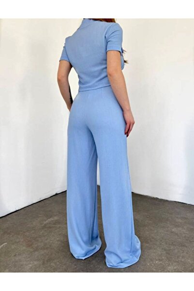 HERA Women's Button Detailed Capped Pant Suit