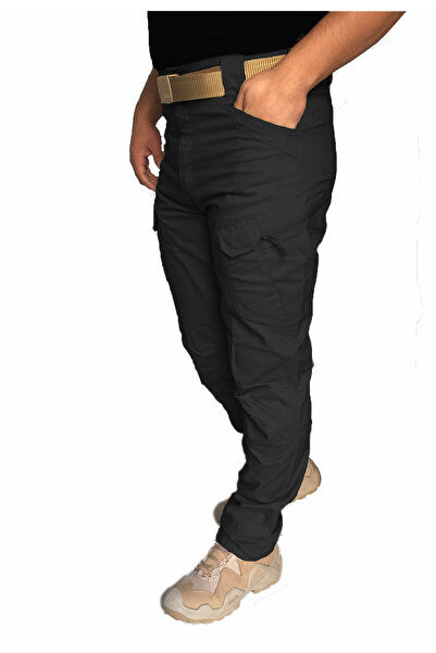 BAŞARI TAKTİKAL Erkek Siyah Renk Taktik Outdoor Pantolon