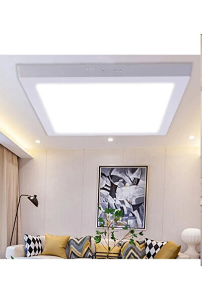 Viesteknoloji 24W Kare Tavana Sıfır Led Plofenyer Avize Armatür Banyo Tuvalet Balkon Led Glop Armatürü Beyaz Işık