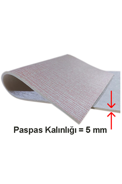 Colorix Carpet Özel Kesim Mantar Desenli Kaymaz Taban Paspas No: 149