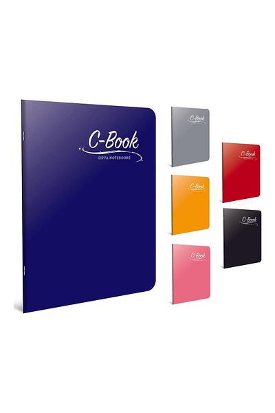 Gıpta C-Book A4 60 coli Copertă din plastic Cusătură Notebook Necăptușit 6 buc