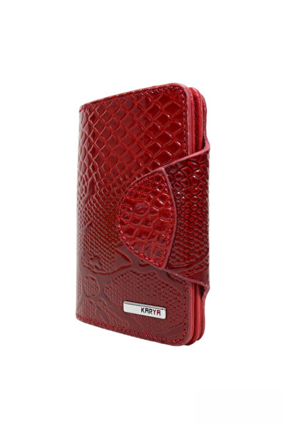 Karya Deri Hakiki Deri Unisex Desenli Kartlık Cüzdan 121600