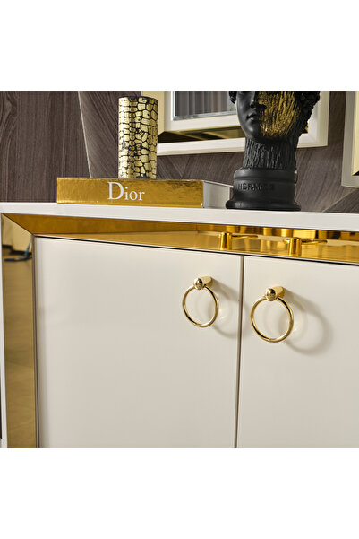 Eymense Lotus Gold Modern Konsol