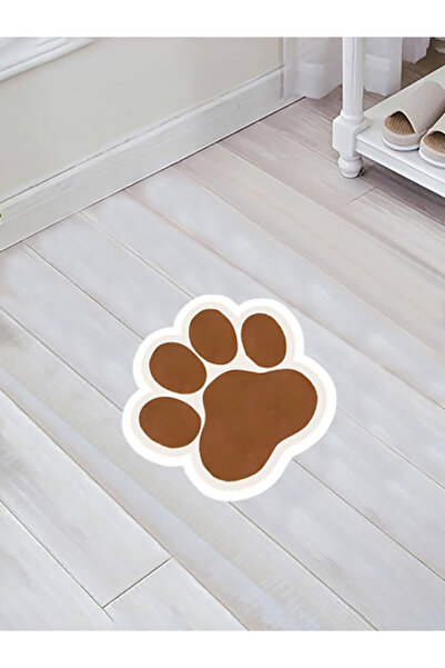 Colorix Carpet Özel Kesim Pati Desenli Kaymaz Taban Paspas No: 157