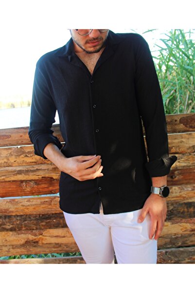 Şahin Burumcuk Gömlek Slim Fit Rahat Terletmez Gömlek