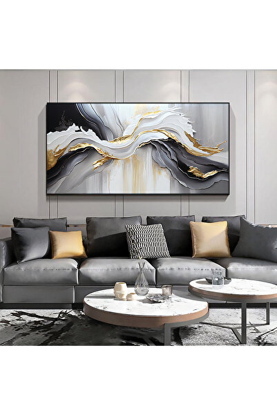 Z Concept Yağlı Boya Dokulu Soyut Tablo