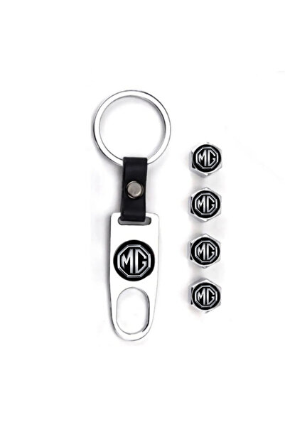 GARDENAUTO MG MG4 Sibop Kapağı Ve Anahtarlık Seti Paslanmaz Çelik Krom Set