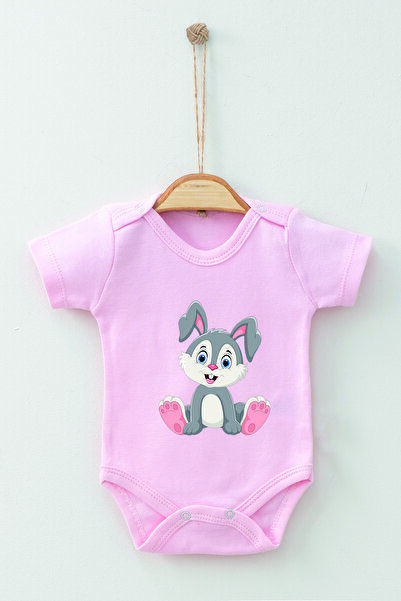 ADABEBEK سالوبيت للأطفال بأكمام قصيرة مصنوع من القطن العضوي بنسبة 100%