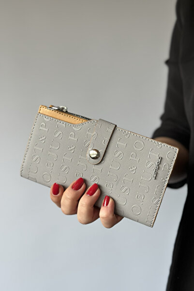 Just Polo Large Size Horizontal Model Zippered and Covered Women's Wallet Sui...