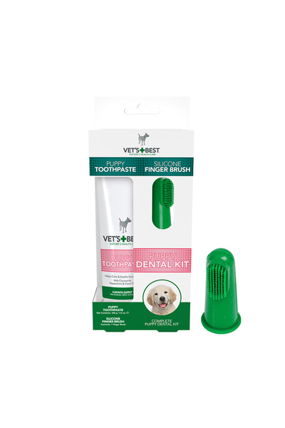 Vets Best Vet’s Best™ Yavru Köpekler Için Ağız Ve Diş Bakım Seti