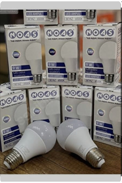 SCHUAR 20 Adet Noas 9 Watt Led Ampul 20 Adet