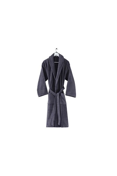 Menderes Home Anthracite Colored Cotton Collection - Μικρό Μπουρνούζι Απλό Μπούκλα