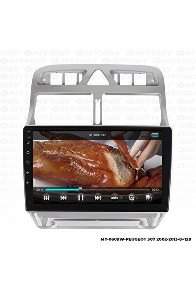 MYWAYY PEUGEOT 307 ANDROİD 12 MULTİMEDYA CARPLAY 4GB RAM+64GB HDD NAVİGASYON OEM EKRAN
