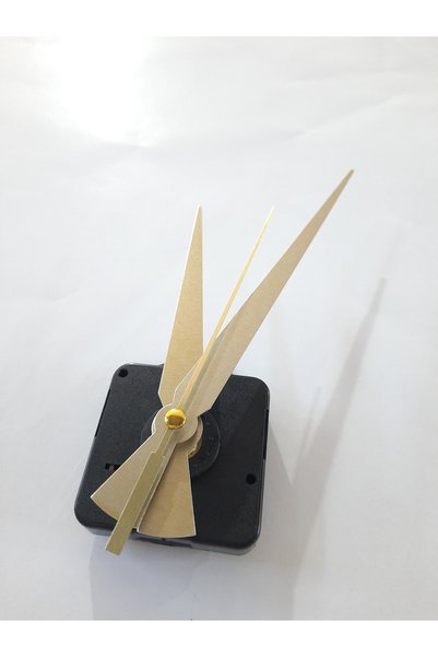 Tooall Büyük Boy Askı Aparatlı Sessiz Çalışan Saat Mekanizması Altın Renkli (Akrep:13cm, Yelkovan:18cm)