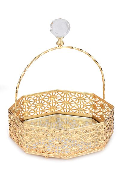 HELVACIOĞLU AKSESUAR 27 Patterned Honeycomb Basket 15 cm