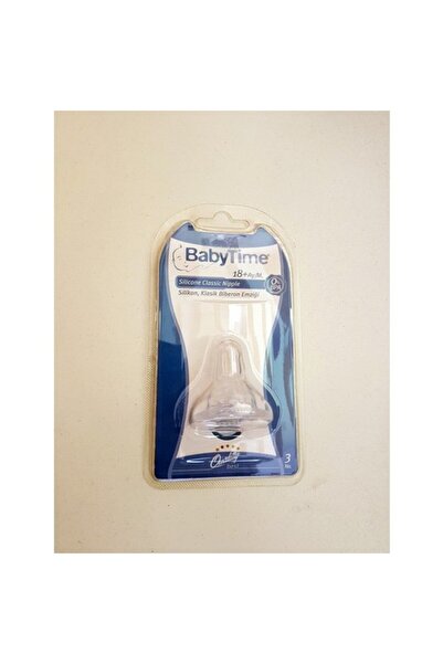 Babytime رقم: 3 حلمة رضاعة كلاسيكية من السيليكون