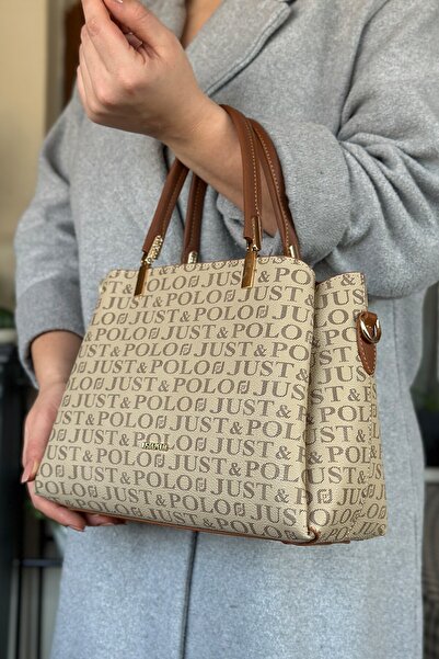 Just Polo حقيبة يد وكتف نسائية من كومتابا كولور مكونة من 5 أقسام، شحن سريع، م...